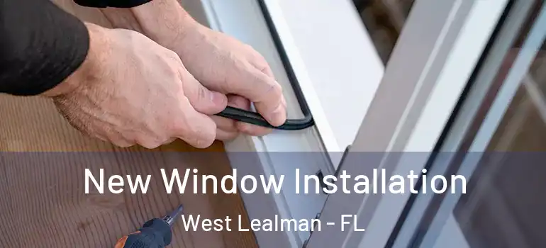  New Window Installation West Lealman - FL