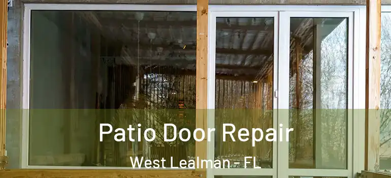  Patio Door Repair West Lealman - FL