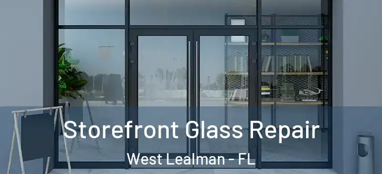  Storefront Glass Repair West Lealman - FL