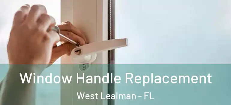 Window Handle Replacement West Lealman - FL