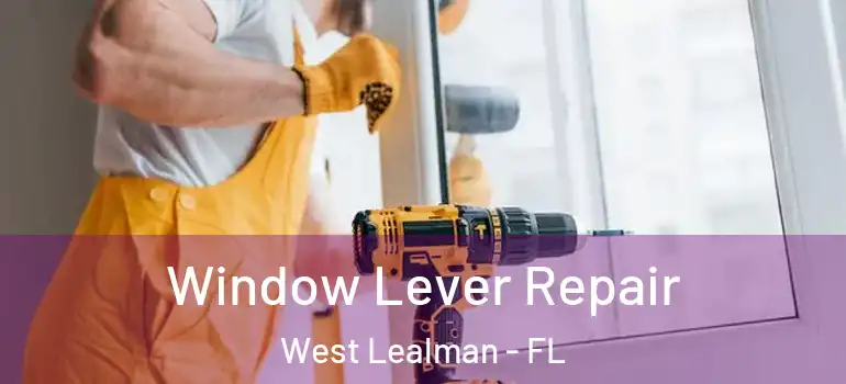  Window Lever Repair West Lealman - FL